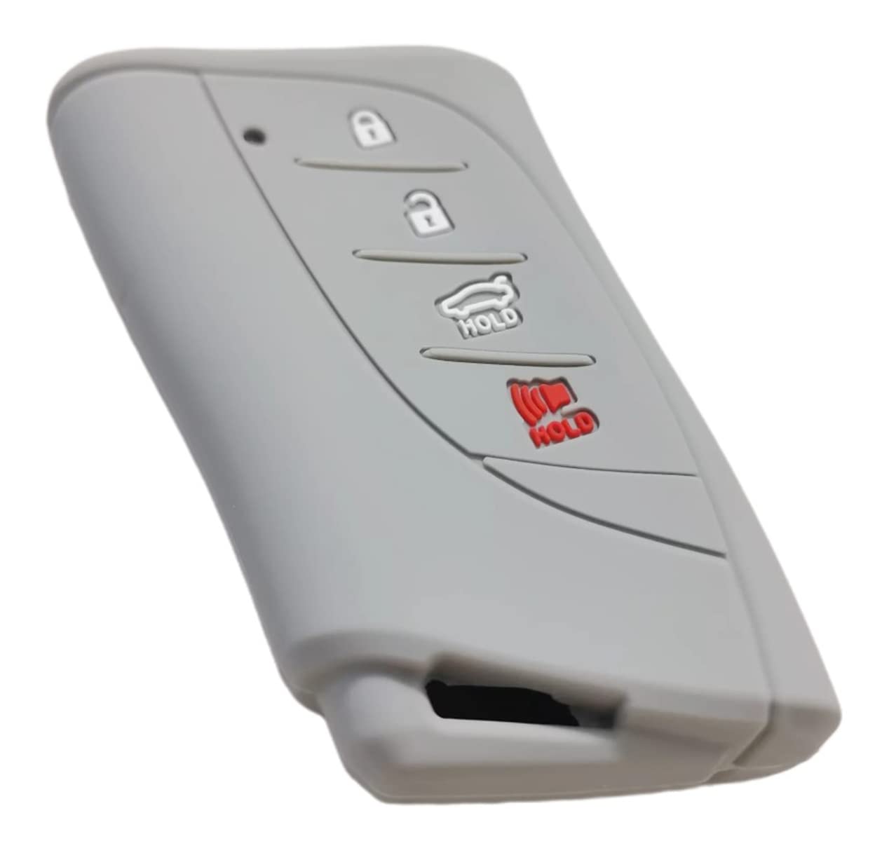 REPROTECTING Silicone Rubber Key Fob Cover Compatible with Lexus (4 Buttons) ES300h ES350 LC500 LC500h LS500h NX350 NX250 NX350h