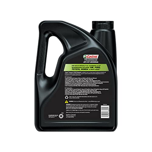 Castrol Transmax Atf/Cvt Universal Automatic Transmission Fluid, 1 Gallon (Pack Of 3)
