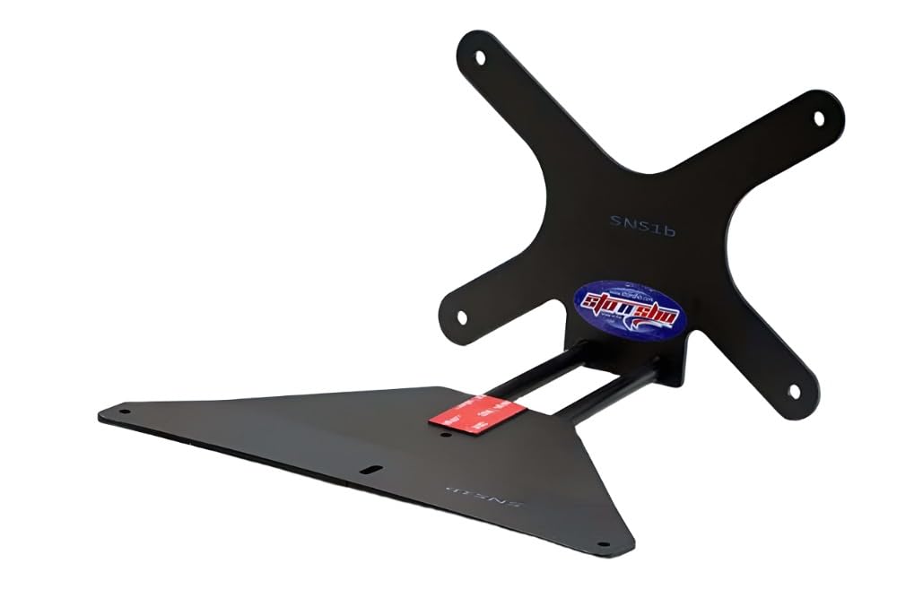 STO N SHO Front License Plate Bracket Compatible with 2015-2023 Dodge Challenger Non Wide Body (except Hellcat) WITHOUT adaptive