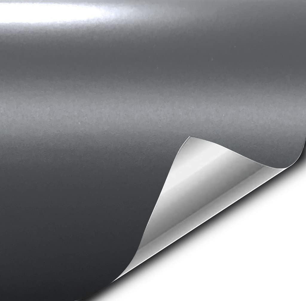 Vvivid+ Matte Slate Grey (Grigio Telesto) Vinyl Wrap Adhesive Film (6Ft X 5Ft)