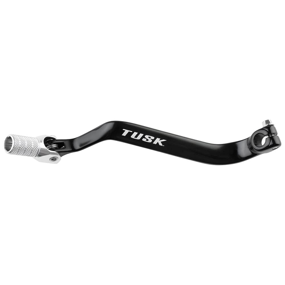 TUSK Folding Shift Lever +10mm Black/Silver Tip for Kawasaki KLR650 Adventure 2022