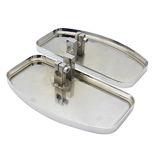 Motorcycle Floorboards Fit For Honda Shadow Vt400 1997-2003 / Honda Steed Vlx400 Vt600 1992-2007 Footboard Front/Rear Foot Pegs