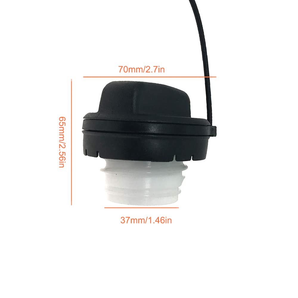 Fuel Filler Cap Assembly Fuel Tank Gas Cap Cover Fits 2006-2018 Honda Accord Civic Crosstour Cr-V Fit Hr-V Insight Odyssey Pilot