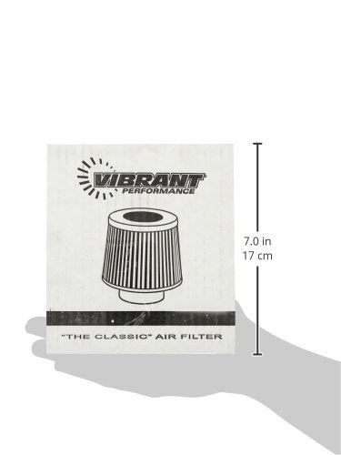 Vibrant Performance The Classic Performance Air Filter 3.5In Inlet