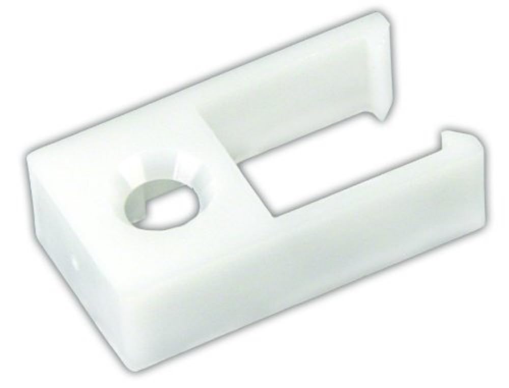 Jr Products 81385 End Stop - Type D , White