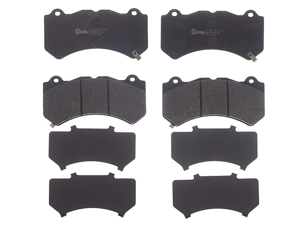 Brembo P37018 Low-Met Alloy Steel Front Disc Brake Pad Set Cadillac/Chevrolet/Dodge/Jeep/Nissan Oe# 00K68144427Ab