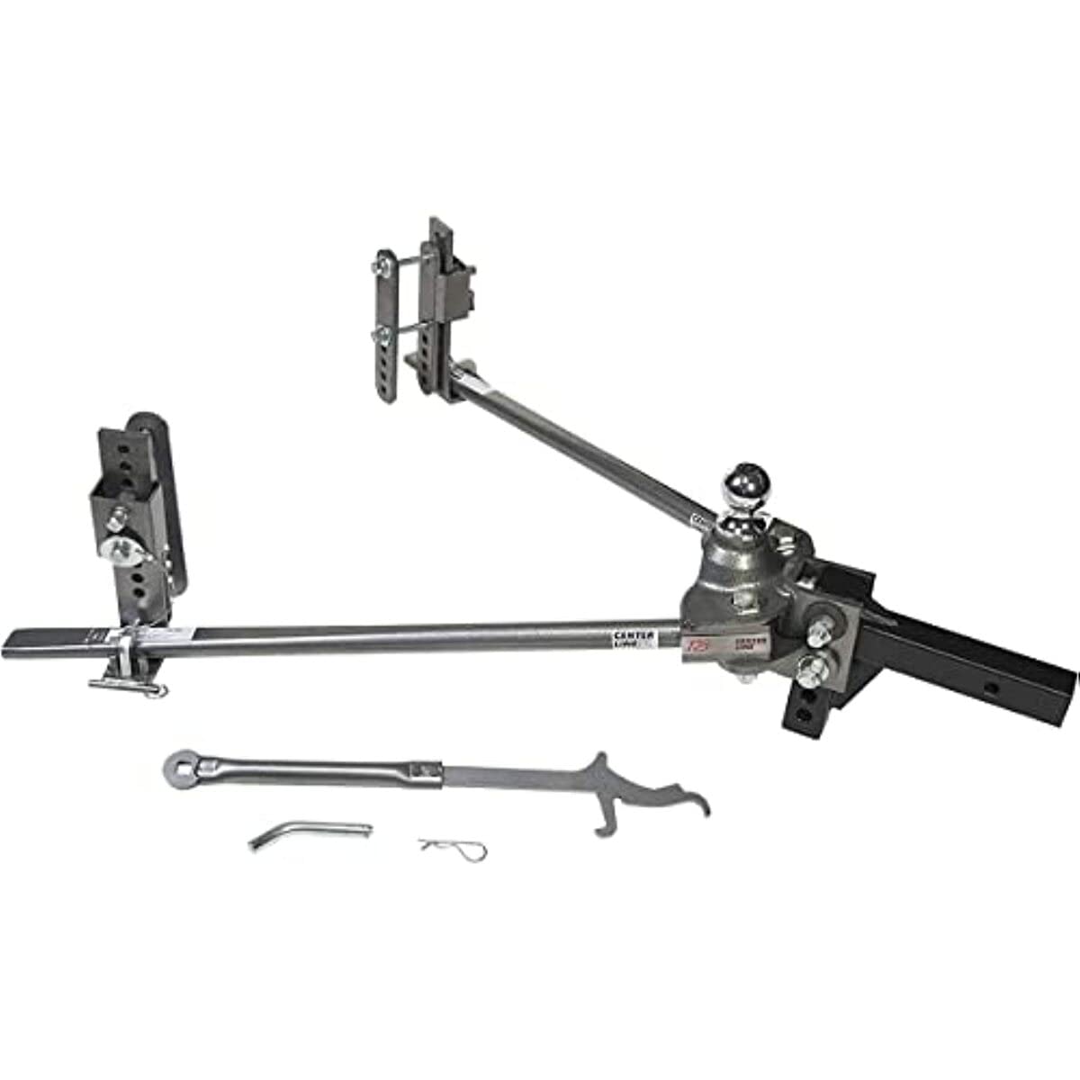 Husky 32215 Center Line TS with Spring Bars - 400 lb. to 600 lb. Tongue Weight Capacity (2 Ball)
