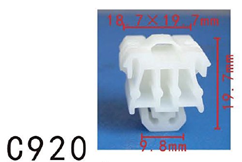 Autobahn88 Retainer Clip For Skirt Panel, Compatible With Benz (Oem: 1249880478) (Pack Of 20)