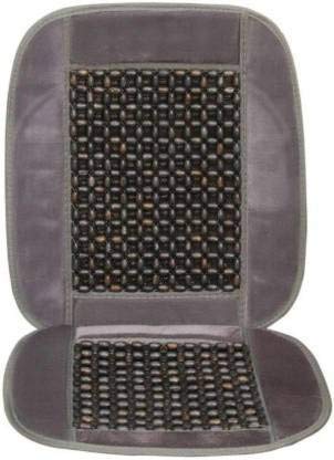 BuySasta Car Wooden Bead Seat Cover with Velvet Fabric in Grey Colour (Pack of  1) for  Honda City