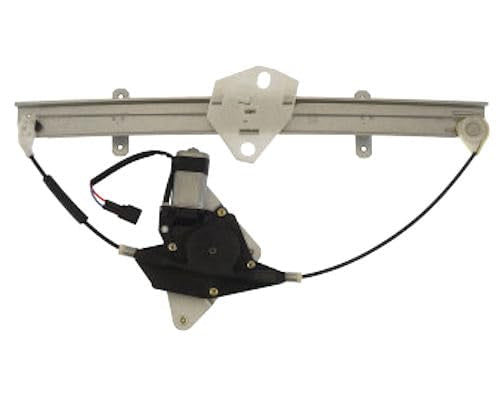 Trq Front Right Power Window Regulator & Motor Assembly Passenger Side Compatible With 1995-2000 Ford Contour Mercury Mystique