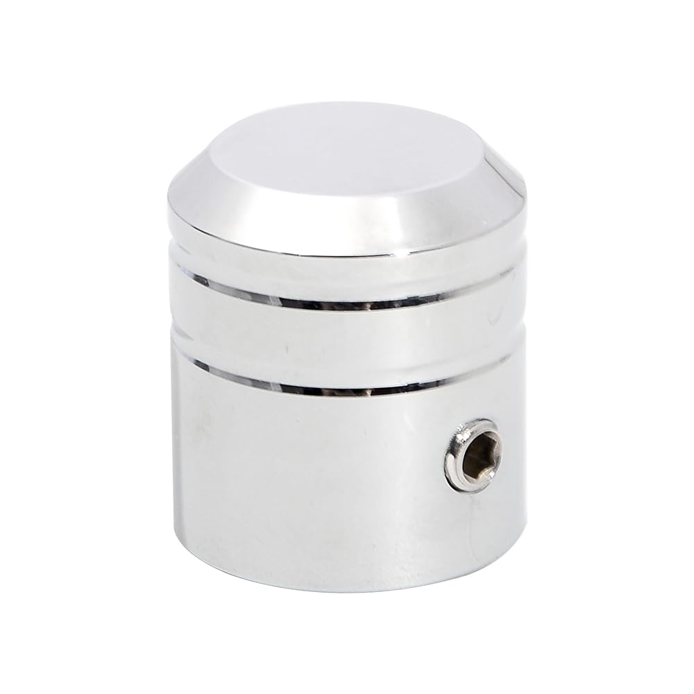 WOWTK Heel/Toe Shifter Shaft Cap Cover, Chrome, Metal, Fits Harley 1986-2017 FL Softail, 1988-2025 Touring, Model TK-G-0191