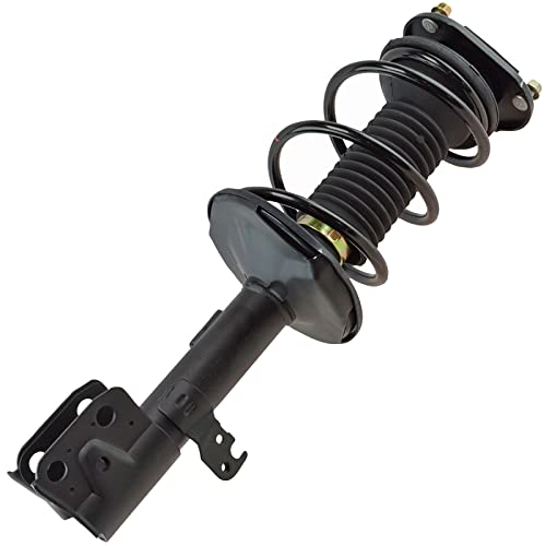 Trq Front Strut & Coil Spring Assembly Set Driver & Passenger Sides Compatible With 09-10 Pontiac Vibe 09-13 Toyota Corolla Matr