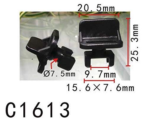 Autobahn88 Retainer Clip For Front Spoiler, Compatible With Toyota Lexus 10-13 Gx460 (Oem: 5252660030) (Pack Of 20)
