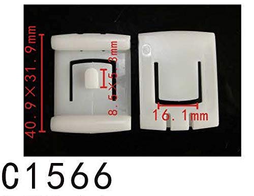 Autobahn88 Retainer Clip For Seat Runner Guide, Compatible With Volkswagen (Oem: 191881213) (Pack Of 20)