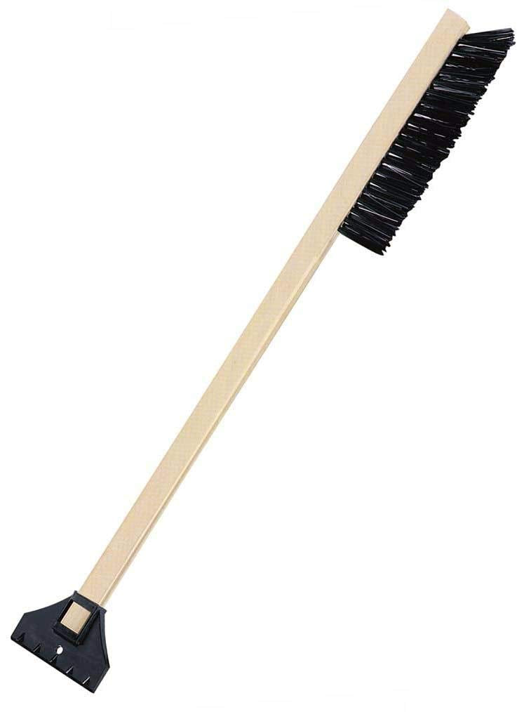 Mallory 203 25 Wood Handle Snow Scraper/Brush