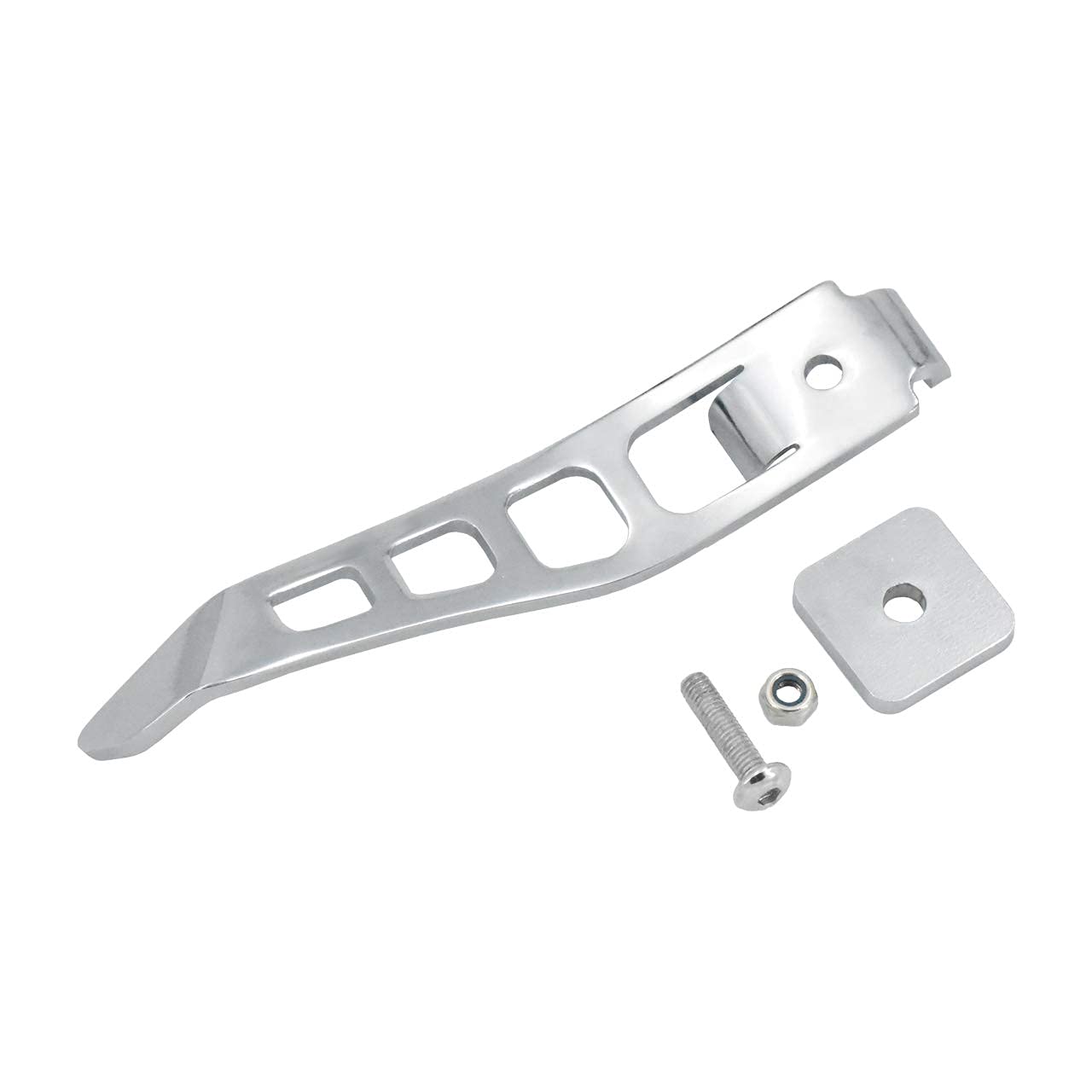 Hdbubalus Motorcycle Kickstand Extension Fit For Harley Dyna Street Bob Fxdb Fat Bob Low Rider Super Glide Custom 2007-2017 Chro