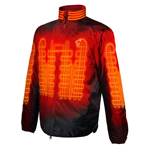 Gerbing Heated Jacket Liner - 12V Motorcycle Gear, 7 Heat Zones, XL, Black, Nylon