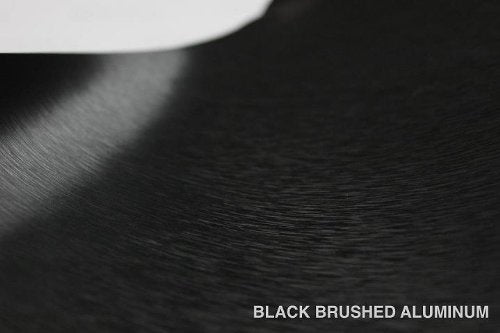 Vvivid Black Brushed Steel Vinyl Wrap Roll With Air Release Technology (50Ft X 5Ft (Full Car Wrap Roll))