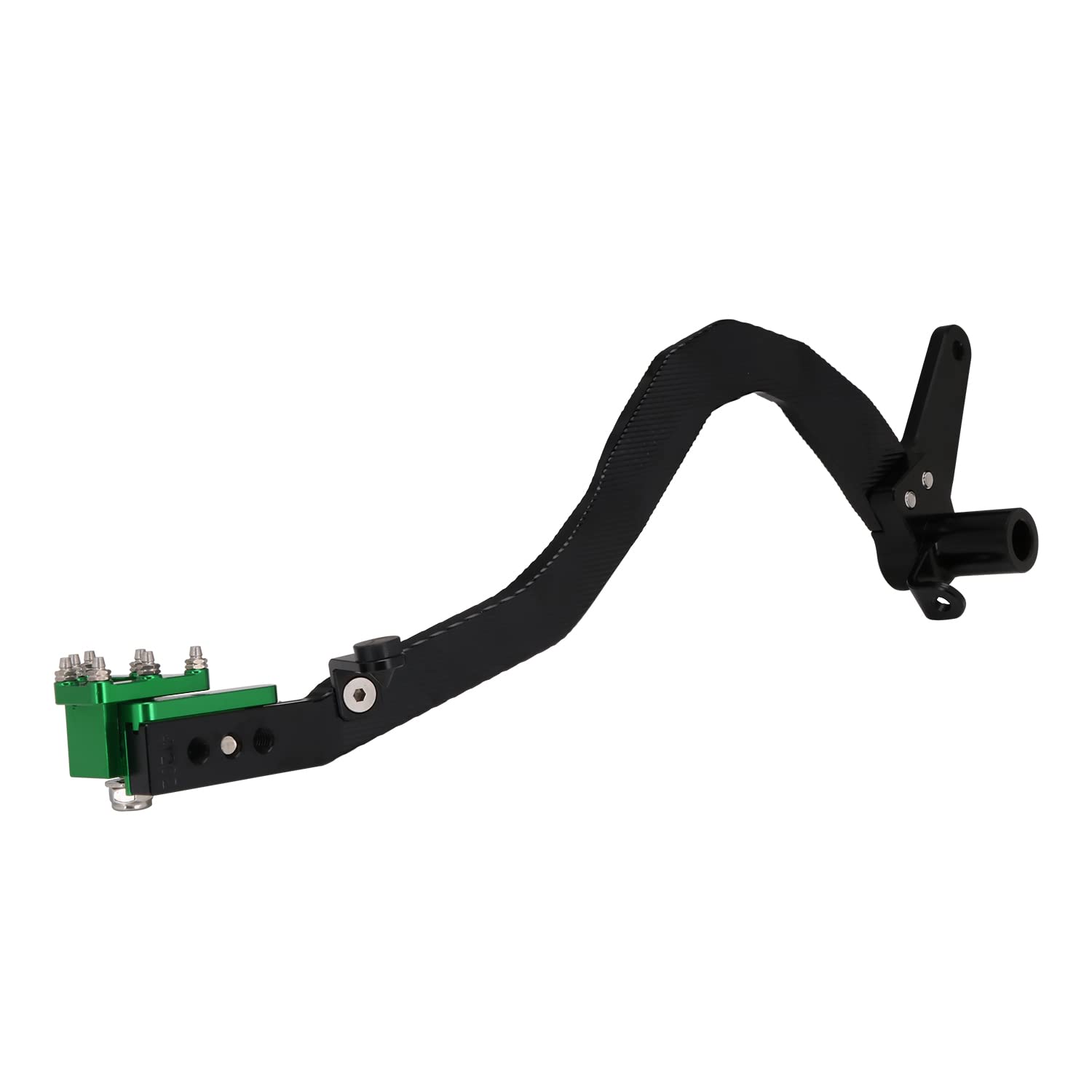 Jfg Racing Motorcycle Folding Rear Brake Pedal Foot Lever Cnc For Klx 110 Klx110 2010-2020 Pit Dirt Bike Green