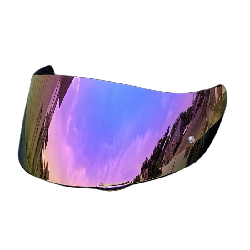 K1 Face Shield Uv-Protected for AGV K1, K1S, K3SV, K5, K5S Helmet Shield Visor Windshield (Black-Day use only)