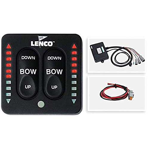 LENCO MARINE LED Indicator Tactile Switch Kit for Single Actuator Systems - Model 15170-001, Plastic, No Size, Color #13230