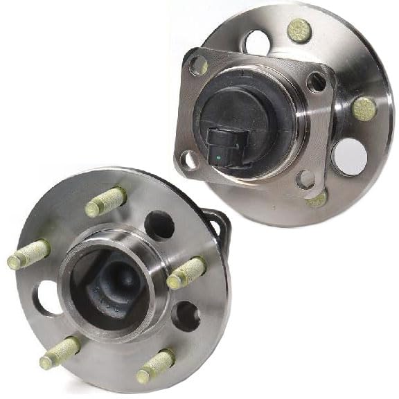 Trq Rear Wheel Hub Bearings Assembly Set Compatible With 2004-2005 Chevrolet Classic 2001-2003 Malibu 1999-2004 Oldsmobile Alero