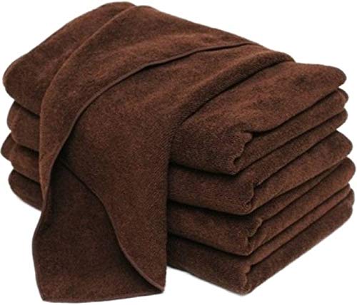 NEERAK Microfiber Cloth for Car Cleaning Bike Cleaning Vehicle Washing Cloths  40cm x 40cm  Pack of 5 Brown