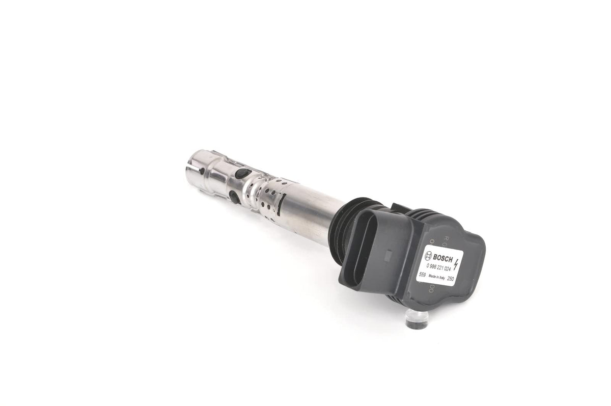 BOSCH 0986221024 Ignition Coil - Compatible with Select Audi A4, A4 Quattro, A6 Quattro, Allroad Quattro, TT, TT Quattro; Volksw