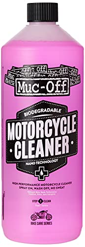 Muc Off 664Us Nano-Tech Motorcycle Cleaner, 1 Liter - Fast-Action, Biodegradable Motorbike Cleaning Spray - Safe On All Surfaces