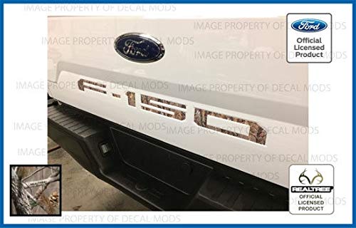 Decal Mods Tailgate (Thin) Decals Stickers (Thin) Letters Kit Insert Indent For Ford F150 (2018-2020) (Realtree - Ap)