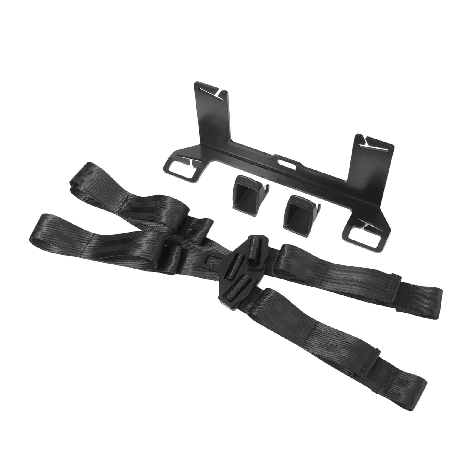Shkalacar Car Child Seat Restraint Anchor Mounting Kit, Cars Seat Mount Bracket Universal Steel Latch For Isofix Belt Connector Seat Belt Bracket Latch