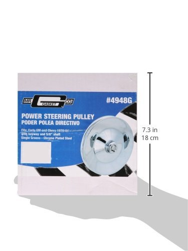 Mr. Gasket 4948G Single Groove Pulley For Early Gm