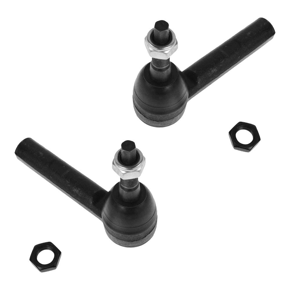 TRQ Front Outer Tie Rod Set Compatible with 2000-2004 Dodge Dakota 2000-2003 Durango