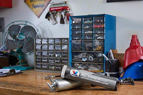 Valvoline Moly-Fortified Gray Full Synthetic Grease 14.1 Oz Cartridge