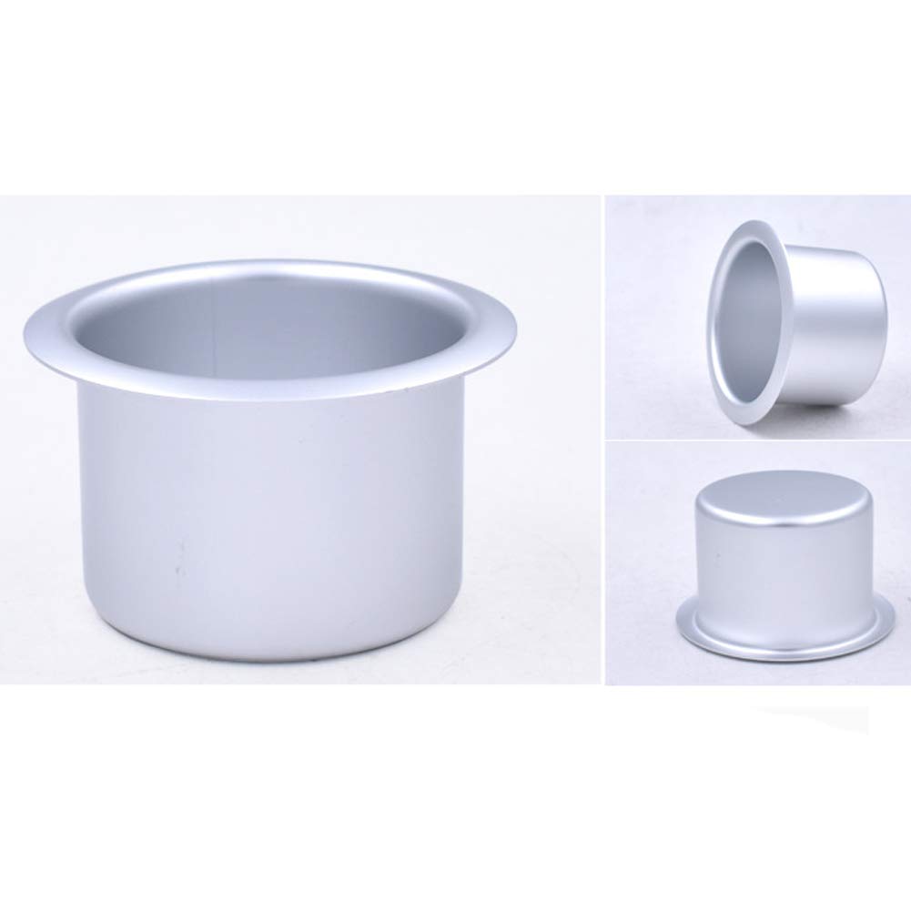 2Pcs Metal Sofa Recliner-Handles Cup Holder Insert Replacement Drink Can Holder For Sofa Boat Rv Couch Car Truck Poker Table, Si