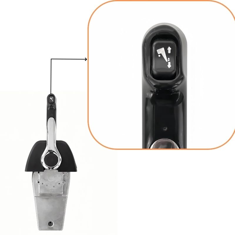 POWEROB TEC Remote top Mounted Binnacle Outboard Engine Control Box 704-48205-P1 Suitable for Yamaha Console704 Single