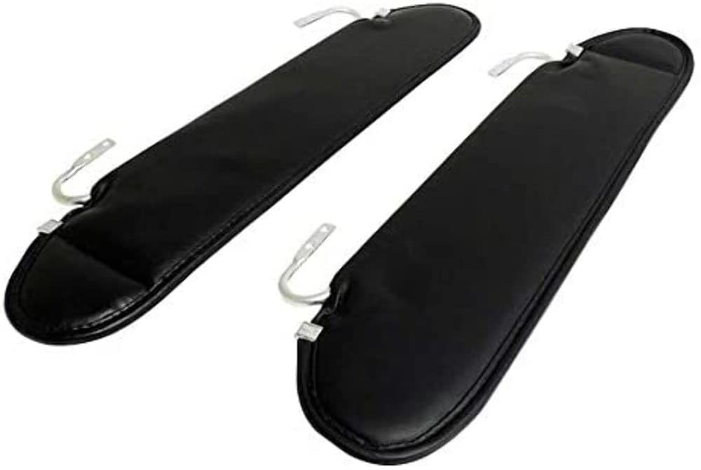 CROWN AUTO Sun Visor Set RT52005, Black