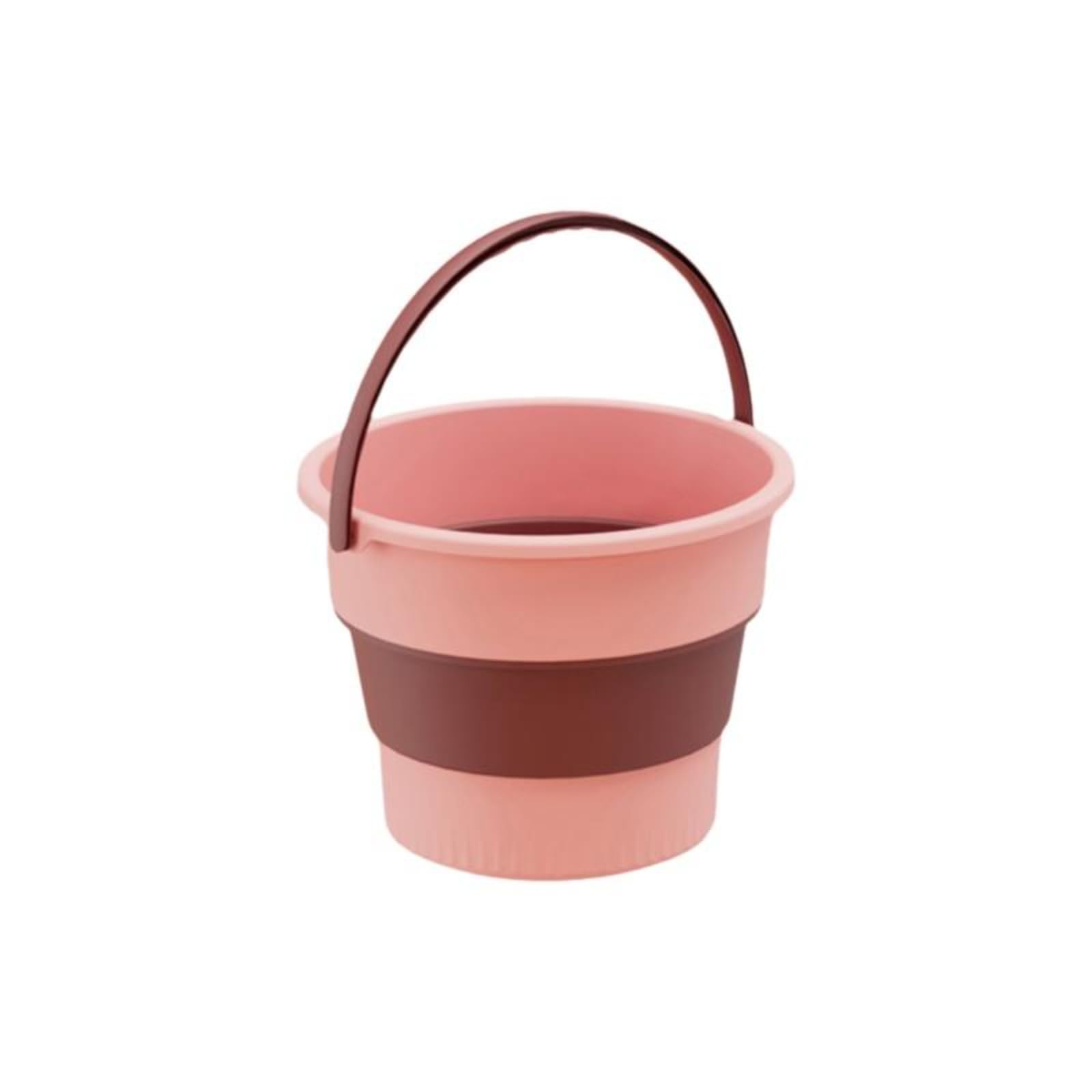 HEAVENGLOW Car Trash Can, Foldable Organizer, Waterproof Storage Bin for Cars, s, Pickups Light Pink 5L|1 Gare Can