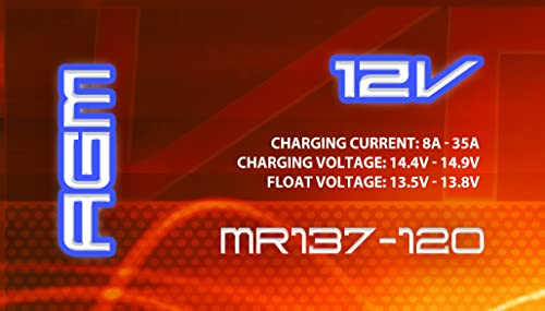 VMAX MR137-120 AGM Sealed Marine AGM Battery 12V 120AH for 50lb -110lb thrust Minn Kota, Newport Vessels, Cobra, Sevylor and other trolling motors. VMAX MR137 Deep Cycle 12V 120Ah Battery BCI group 31