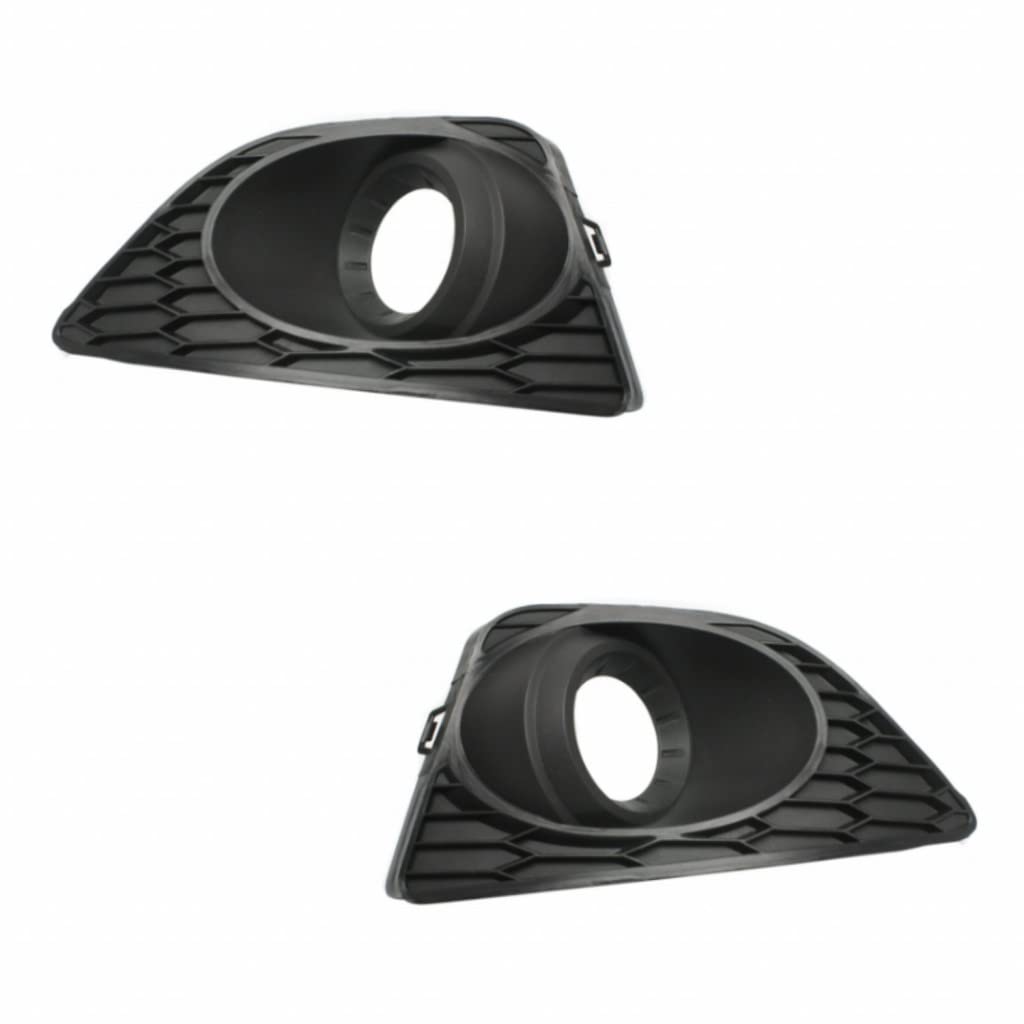 For Ford Fusion 2010 2011 2012 Fog Light Bezel Driver and Passenger Side | Pair | Front | SEL/Hybrid | Replacement For FO1038120
