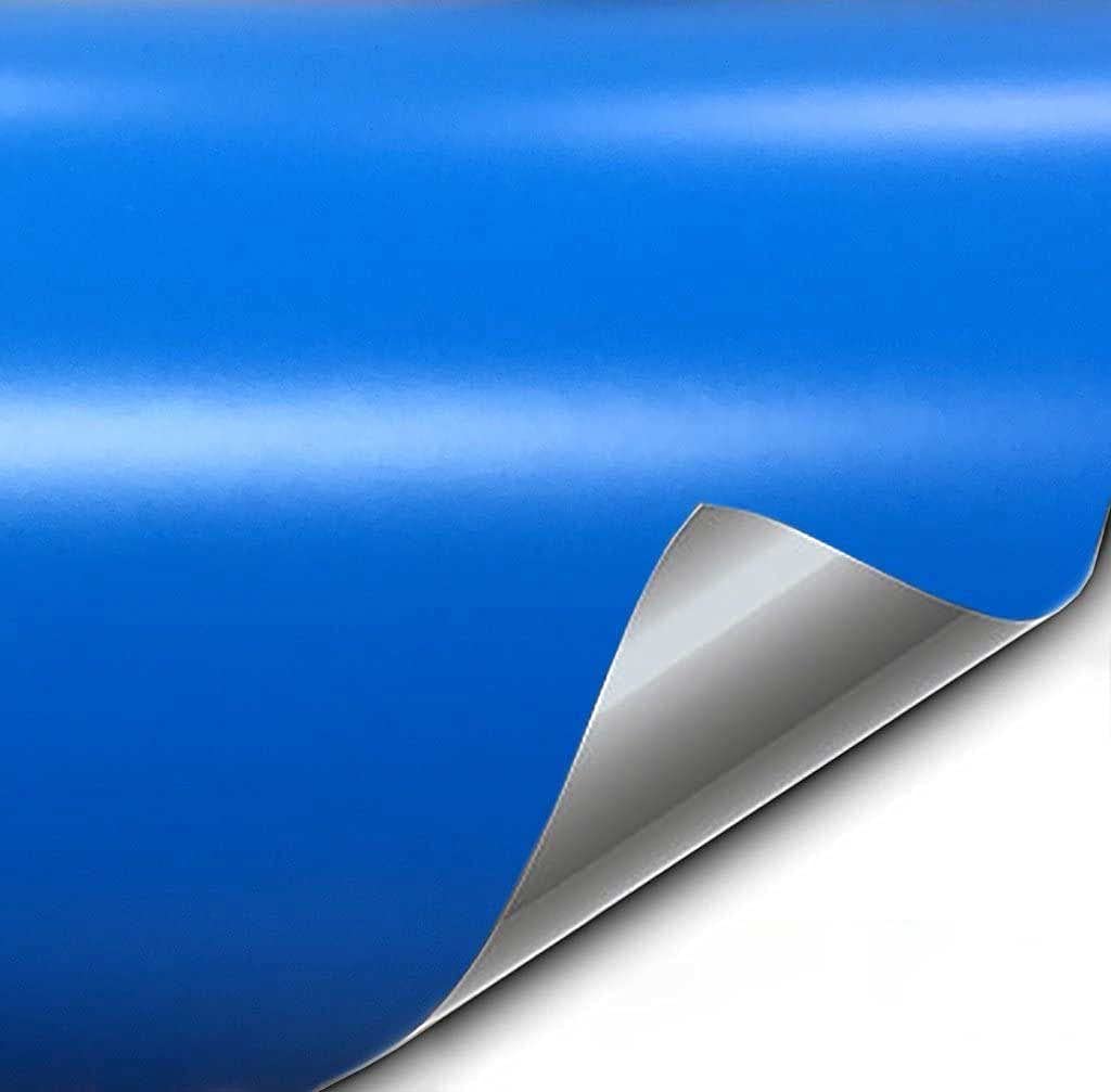 Vvivid+ Premium Vinyl Wrap Film (6Ft X 5Ft, Matte Smurf Blue)