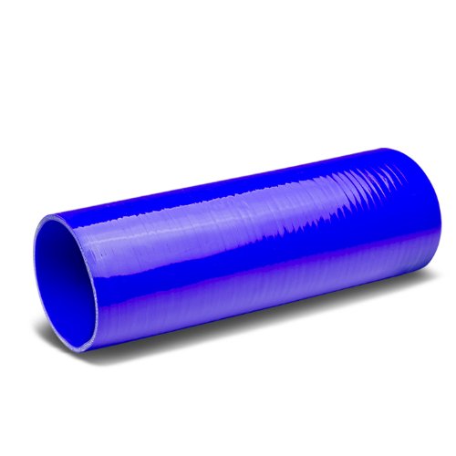 Auto Dynasty 3.5 Inches Straight 12 Inches Long Turbo/Intercooler/Intake Piping Coupler Silicone Hose, (Blue)