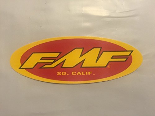 FMF Exhaust Decal Emblem Logo Sticker Size 4.8 X 1.7