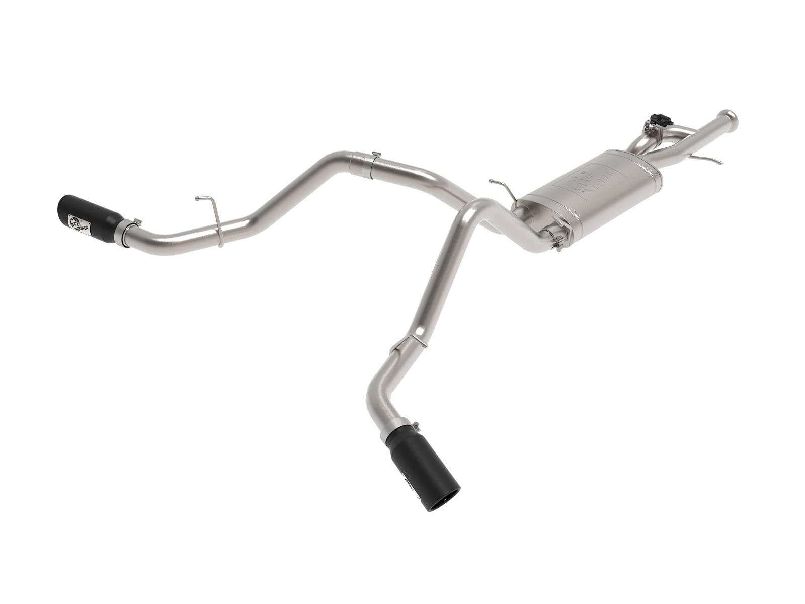 Afe Power 49-34133-B Gemini Xv 3' Cat-Back Exhaust System, Black Tips, 304 Stainless Steel, Fits Gm Trucks