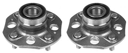 Trq Rear Wheel Hub Bearings Assembly Set Compatible With 1990-1997 Honda Accord