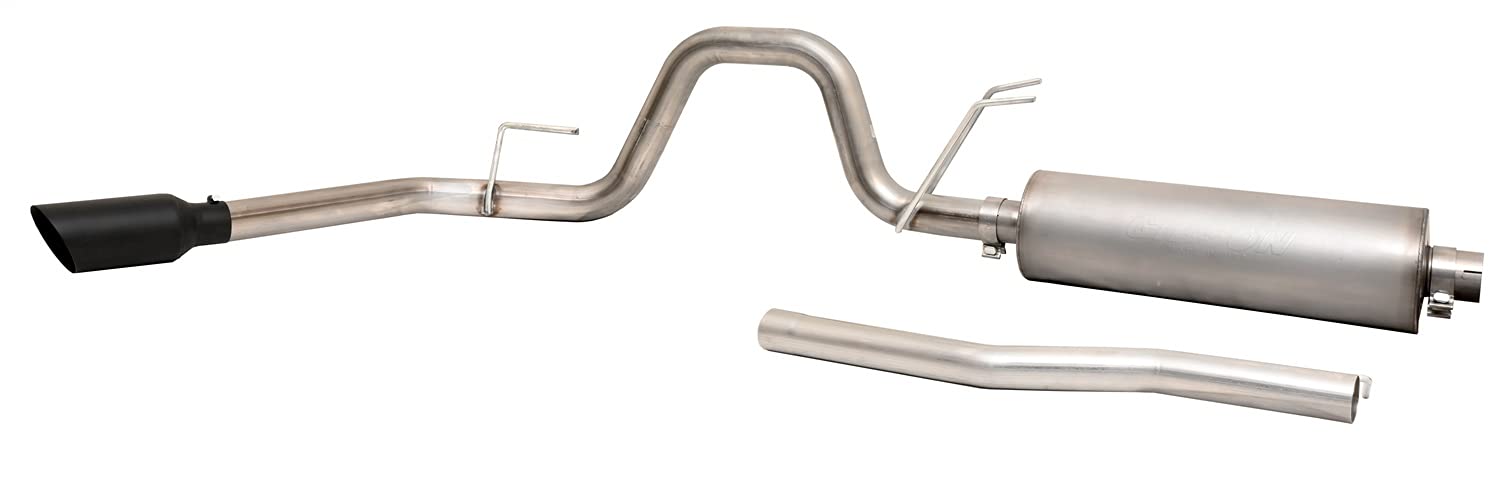 Gibson Exhst 619909B Black Elite Cat-Back Single Exhaust