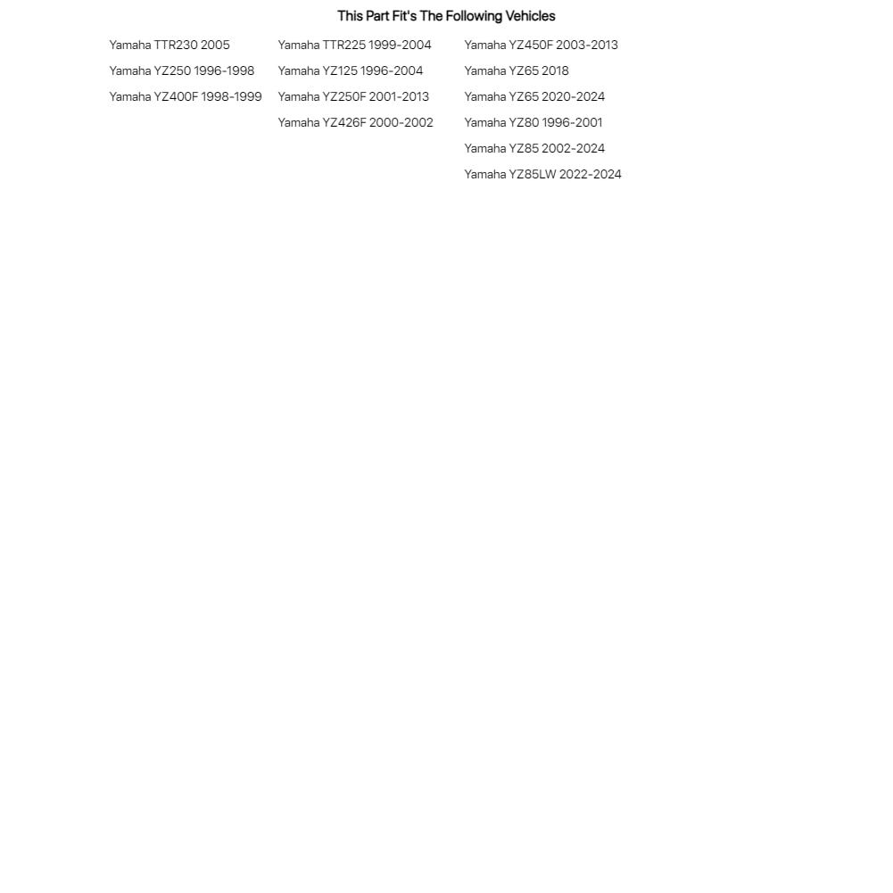 Tusk Folding Shift Lever Black/Blue Tip For Yamaha Yz426F 2000-2002