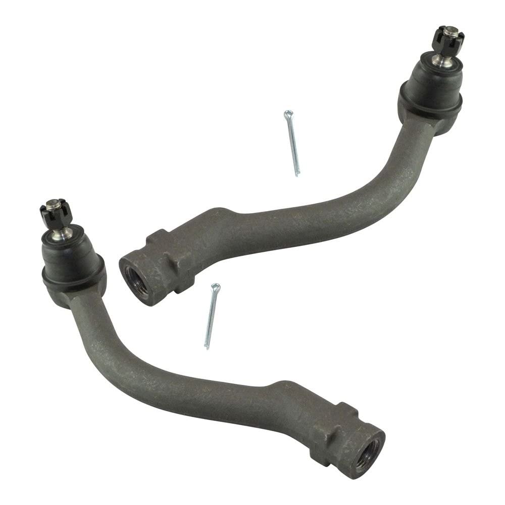 TRQ Front Outer Tie Rod Set Compatible with 2008-2011 Hyundai Azera 2009-2010 Sonata