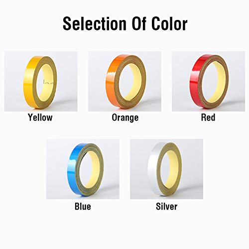 MACHSWON Car Motorcycle Reflective Night Stripes Sticker Self Adhesive Waterproof Strip Car-Styling Night Magic Reflective Tape