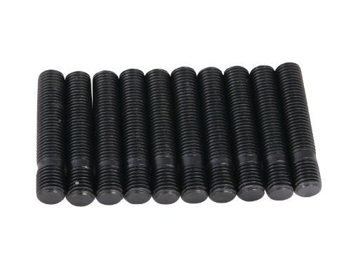 20Pcs Extended Black Wheel Stud Conversion - 12X1.5 To 12X1.5, 60Mm Total Length, 44Mm Shank Length - Compatible With Bmw 1 3 5 